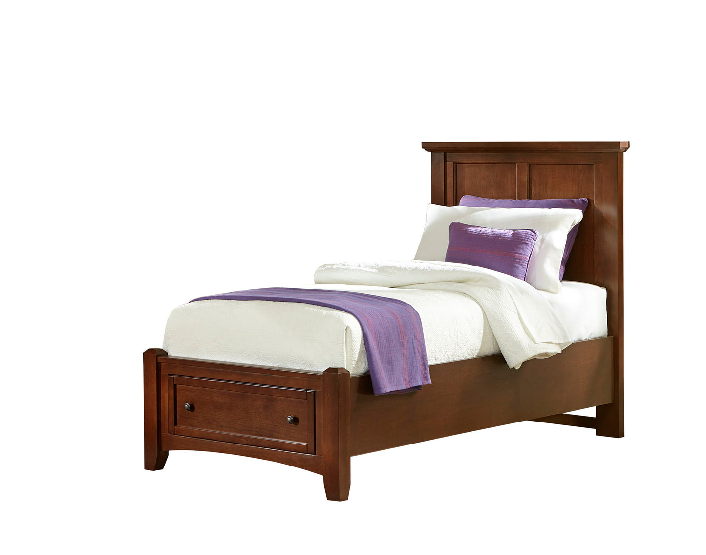 Bonanza - Twin Storage Footboard - Cherry