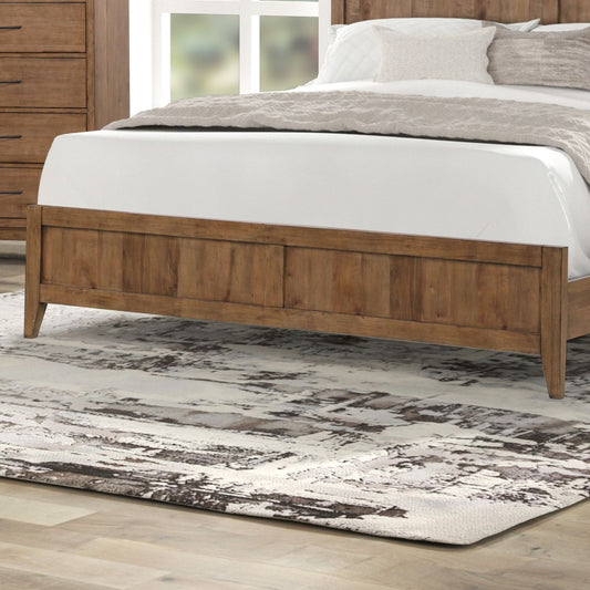 Shaker Lakes - King Panel Footboard - Harvest Brown