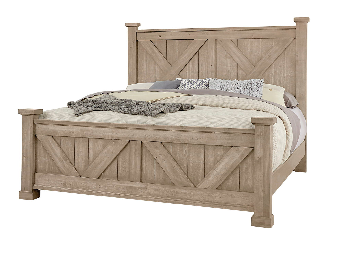 Cool Rustic - California King Side Rails - Clear Maple