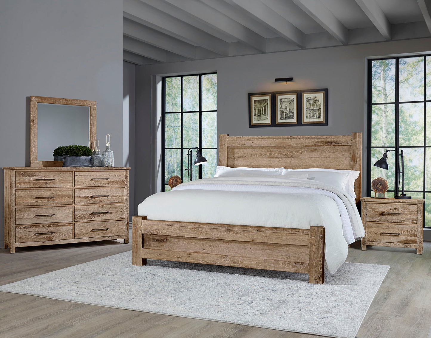 Dovetail - Queen Poster Footboard - Sun Bleached White