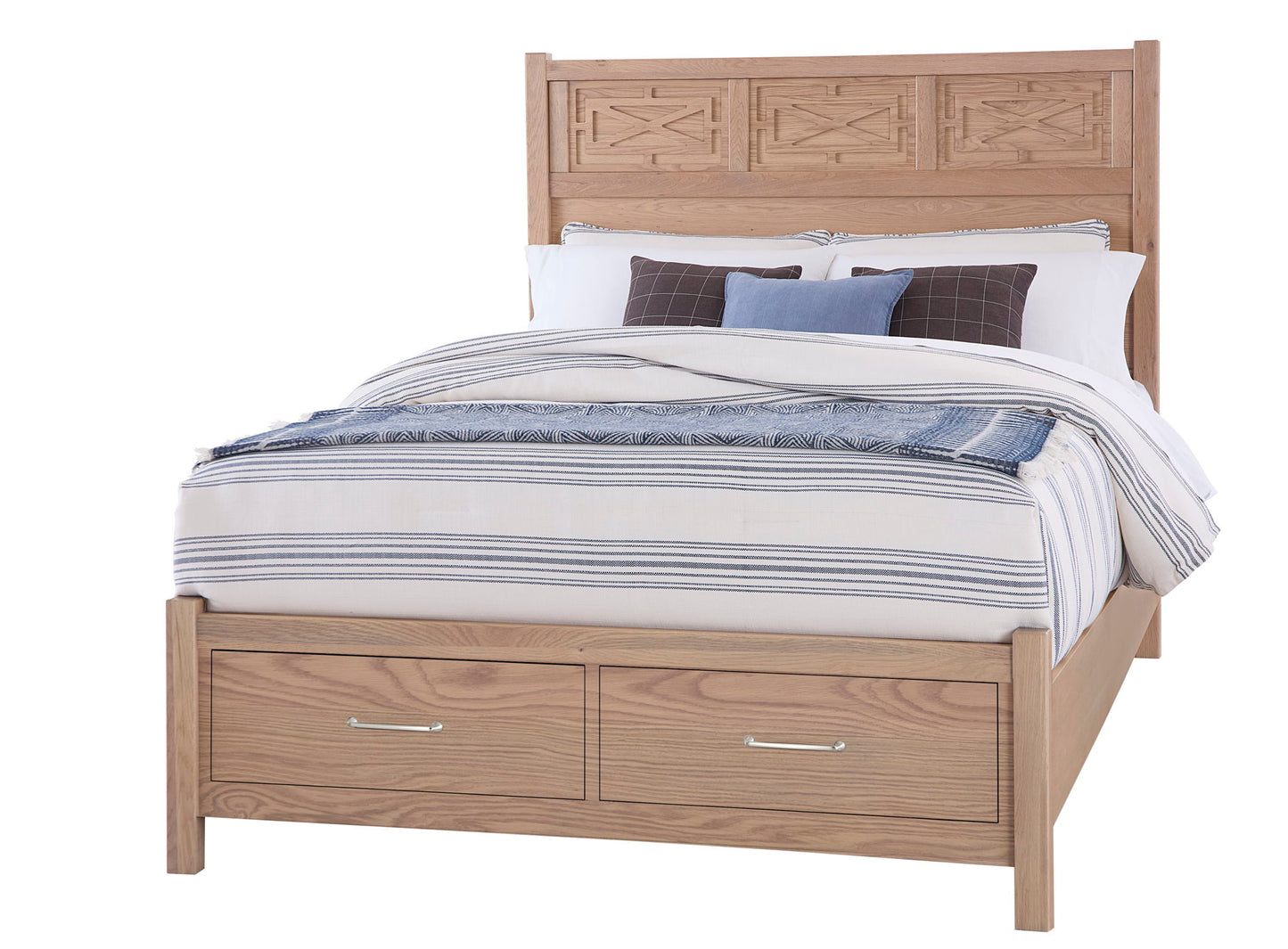 Tide & Timber - King And Queen Rails For Storage Footboard - Clear Oak