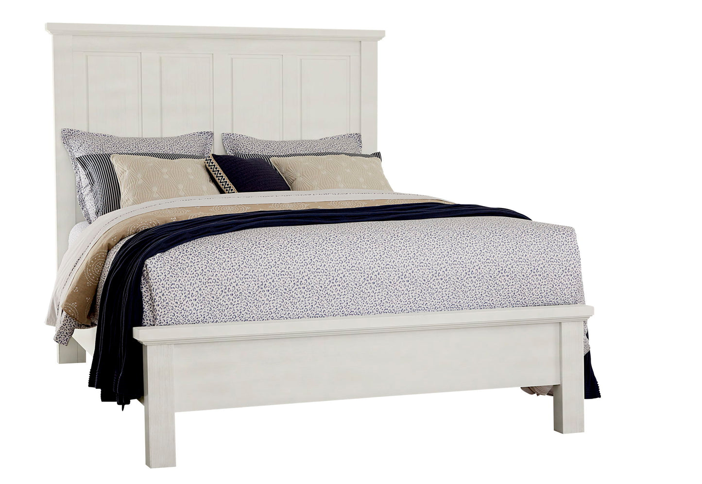 Maple Road - King Low Profile Footboard - Soft White