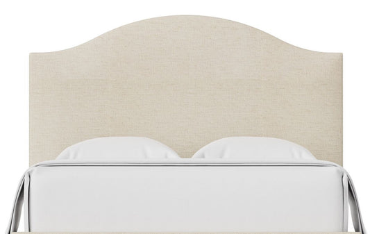 Choices - Emily King Upholstered Headboard - Ivory Cream