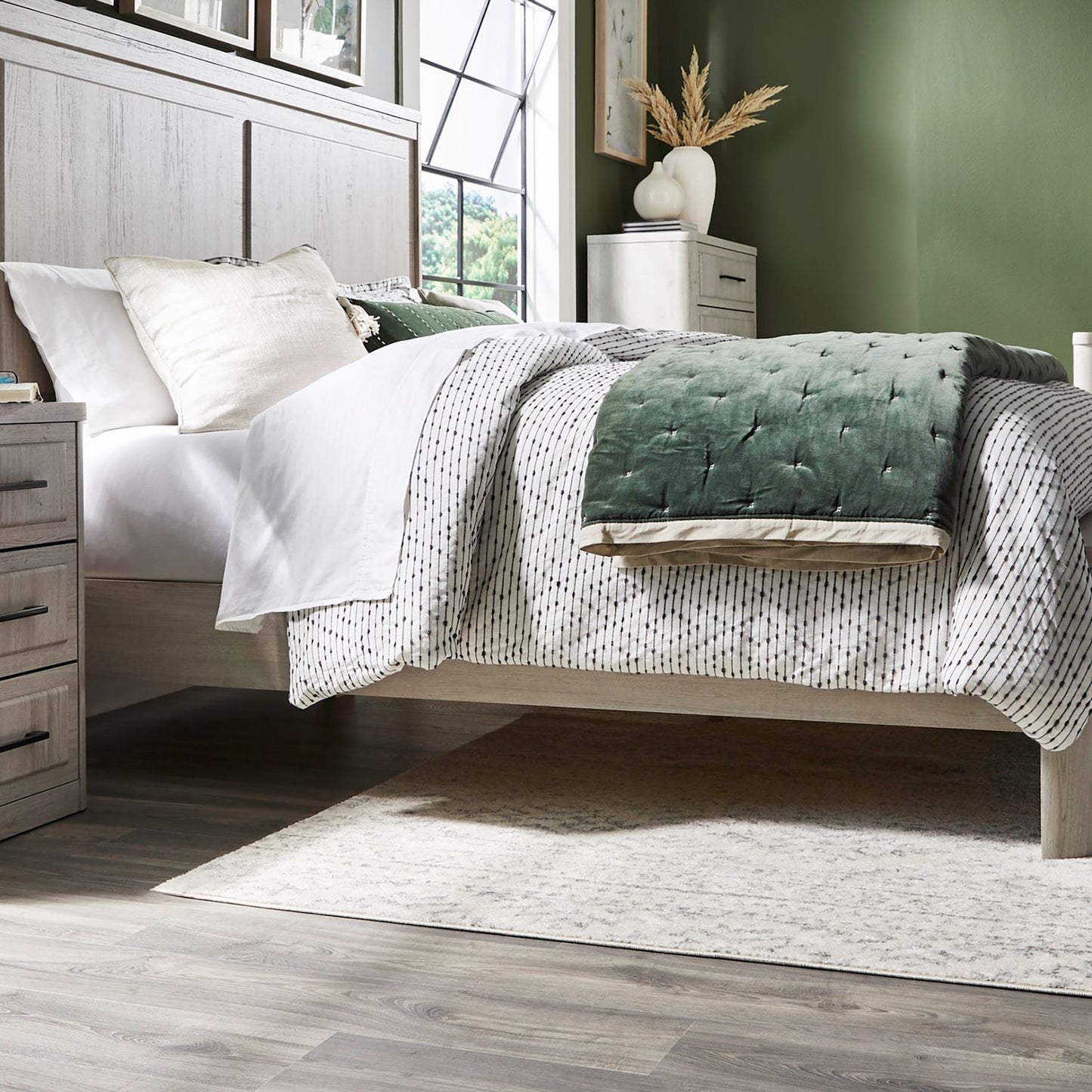 Modern Play - Panel Bed Rails - Natural White