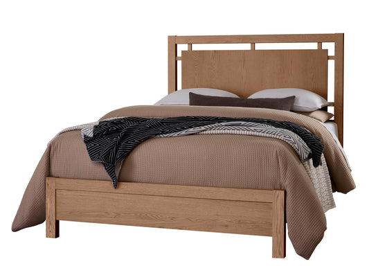 Lodge & Loft - King Floating Panel Footboard - Blond Oak