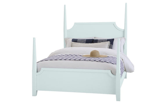 Tide & Timber - Queen Pencil Post Headboard - Blue Maple