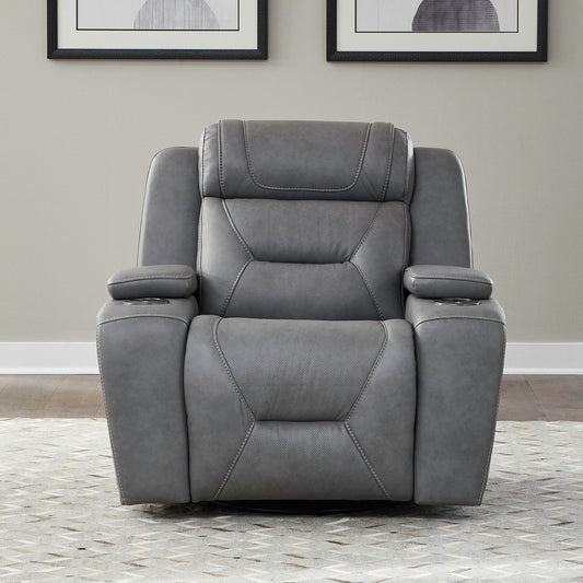 Chapman - Swivel Glider Recliner P2 - Aline Blue Gray