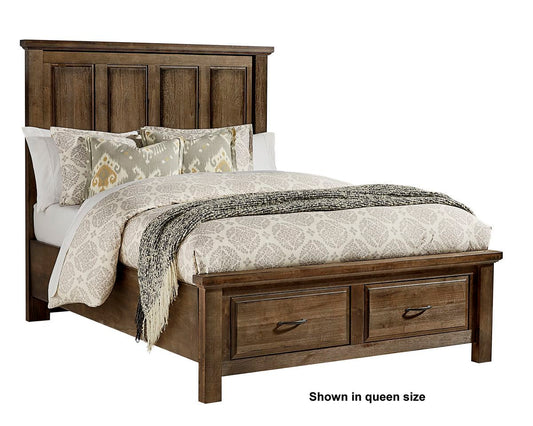 Maple Road - King Manison Bed Headboard - Maple Syrup