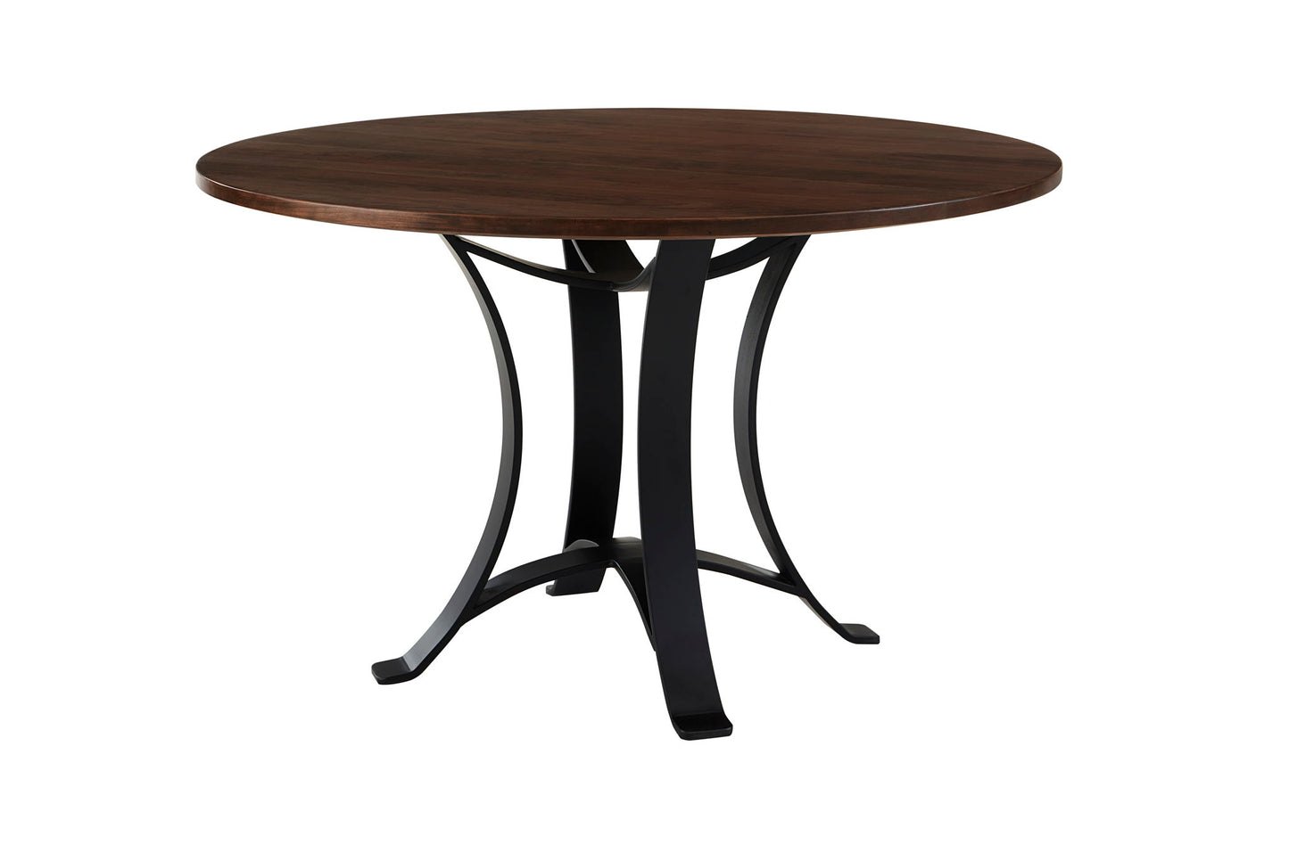 Crafted Cherry - Wood Pedestal For 48" Round Top - Dark Cherry