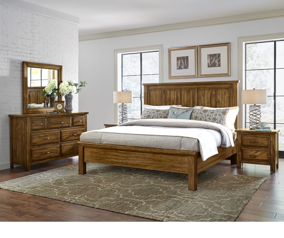 Maple Road - King Mansion Bed Footboard - Antique Amish
