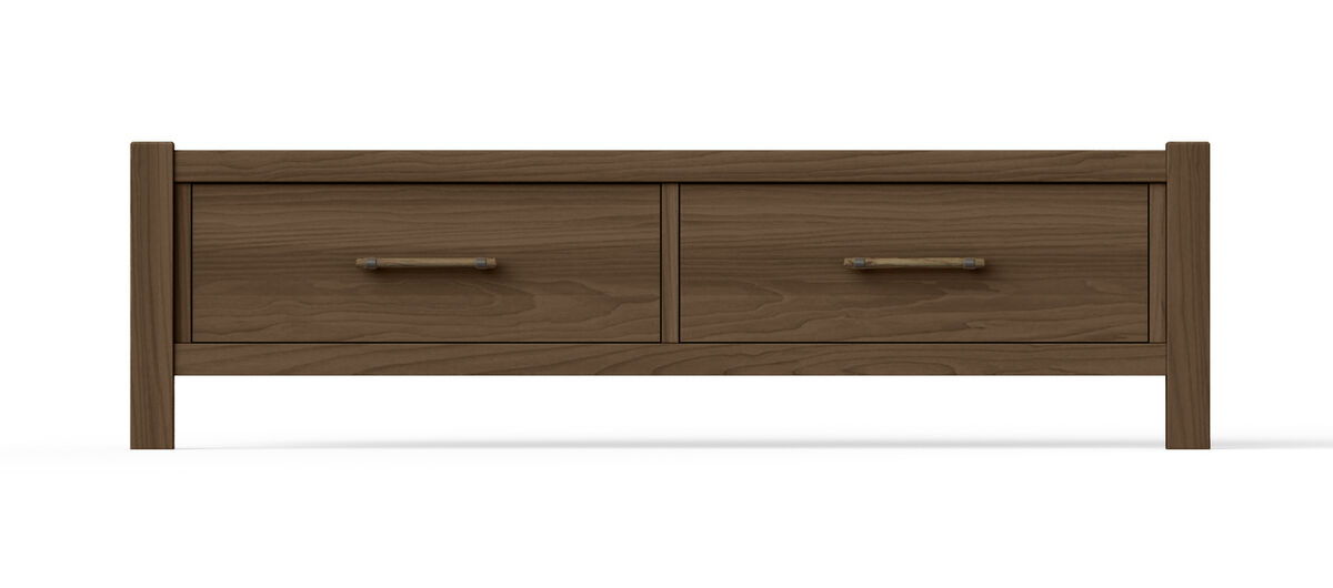 Pure Maple - King Storage Footboard 6/6 - Maple Syrup