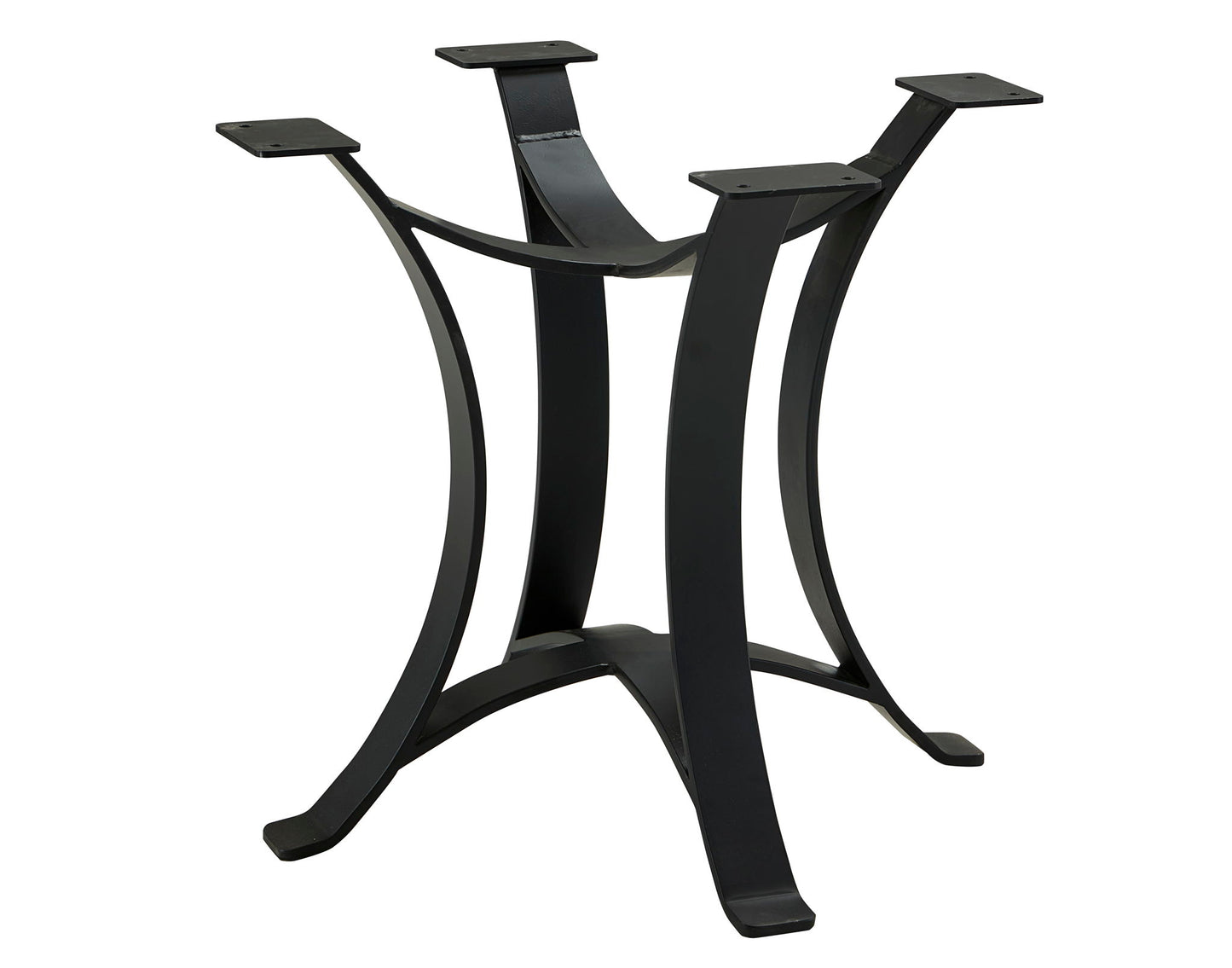 Crafted Cherry - Metal Pedestal For 48" And 60" Round Top - Bleached Cherry