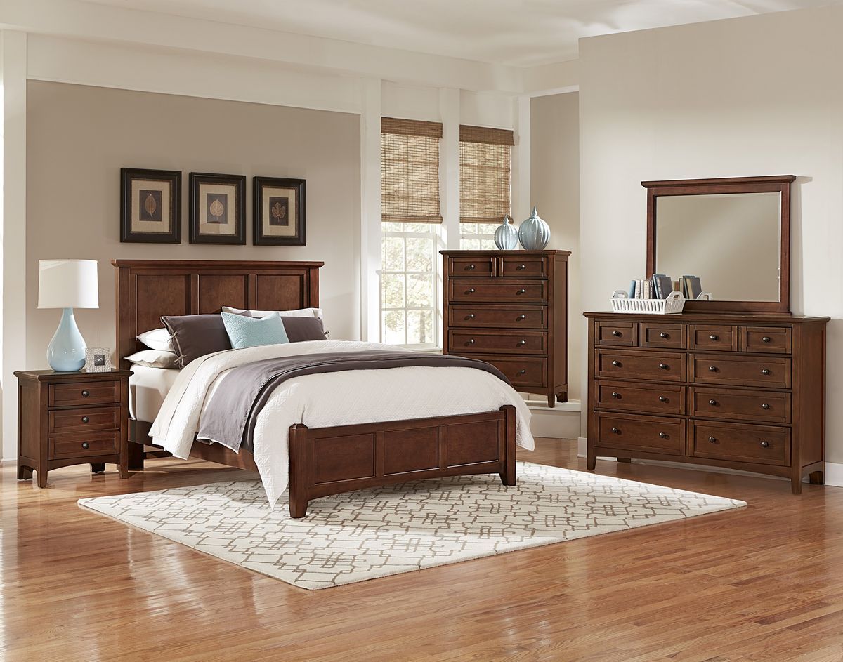 Bonanza - Queen Mansion Footboard - Cherry