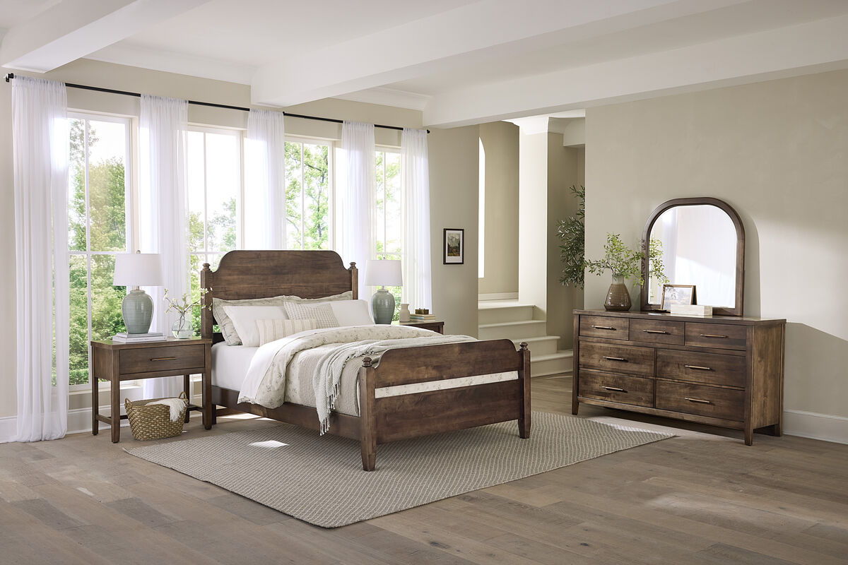 Pure Maple - King Poster Footboard - Maple Syrup