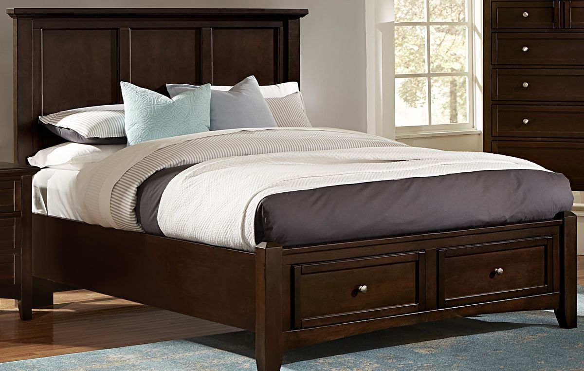 Bonanza - King Mansion Footboard - Merlot