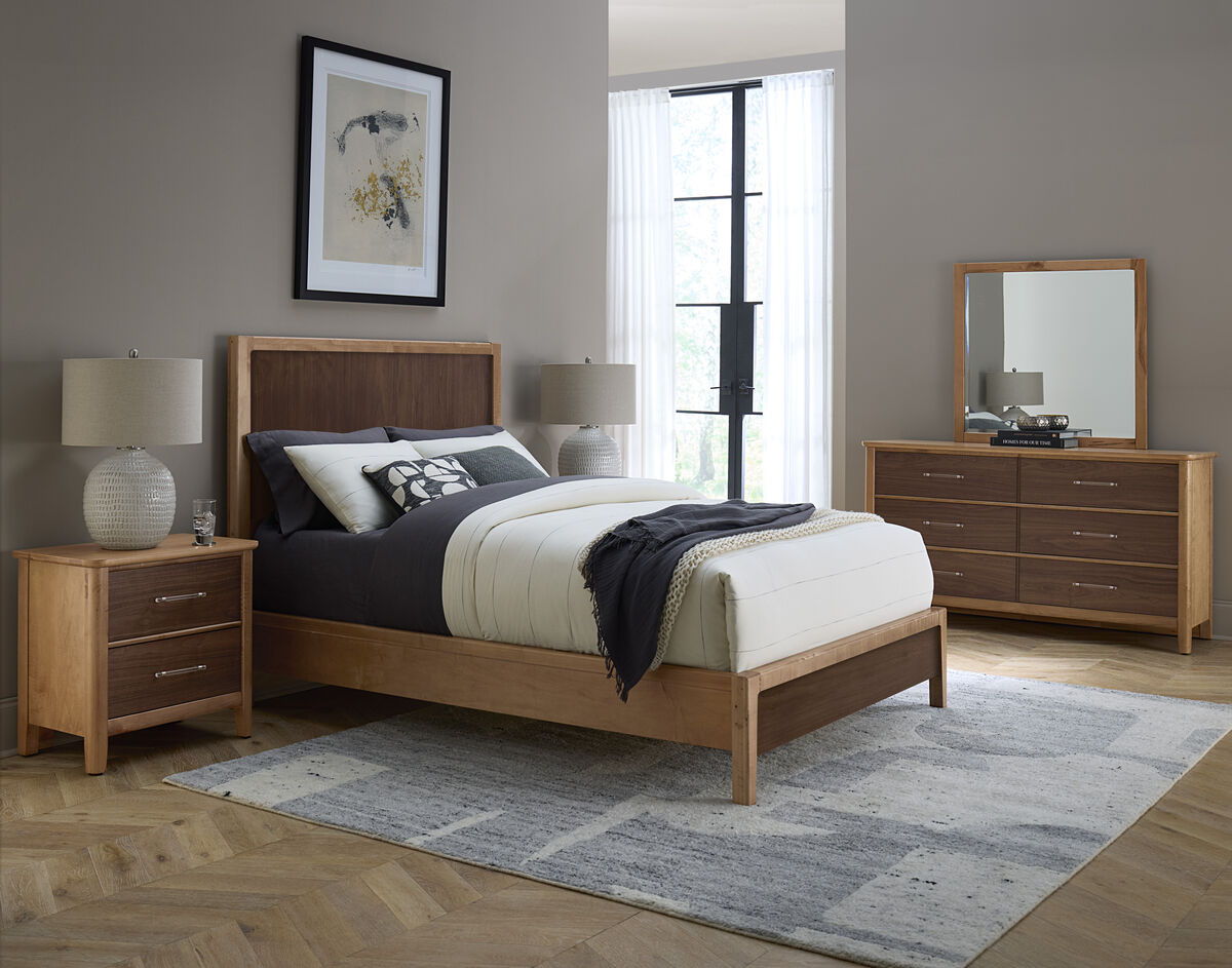 Nordhaven - King Panel Headboard - Two-Tone