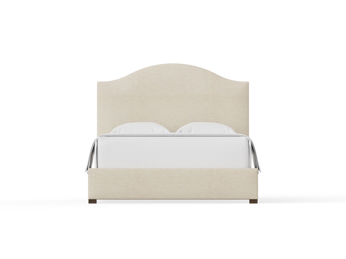 Choices - Emily King Upholstered Headboard - Ivory Cream