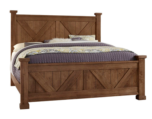 Cool Rustic - California King Side Rails - Amber
