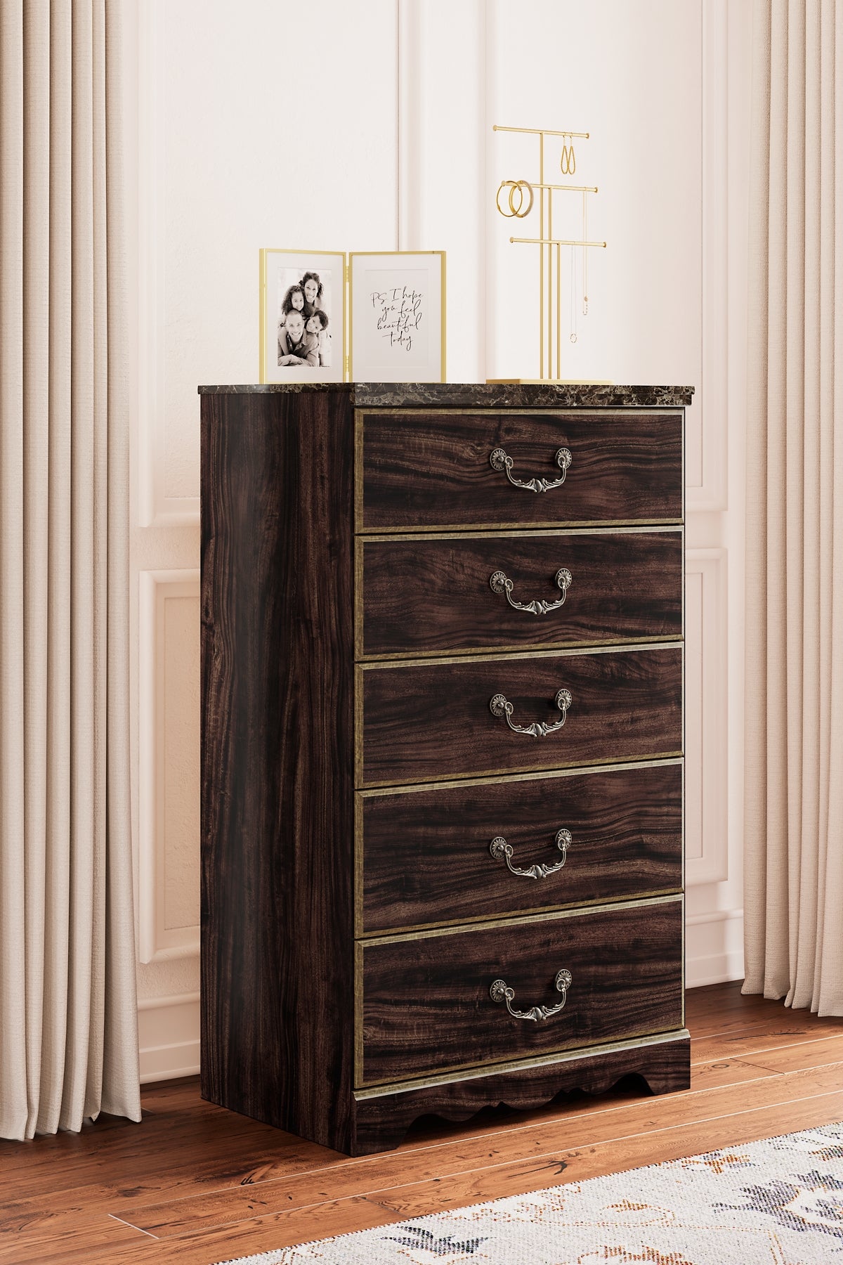 Glosmount Five Drawer Chest