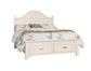 Bungalow - Full Arched Headboard - Lattice / Soft White