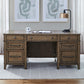 Carolina Park - Jr Executive Desk Base - Amber Brown