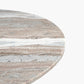 Kaleidoscope - Round Pedestal Marble Table Top - Aged Whiskey