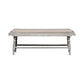 Whitney - Bench - Antique Linen / Weathered Gray