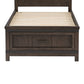 Thornwood Hills - Twin Storage Footboard - Rock Beaten Brown