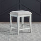Berkley Square - Upholstered Console Stool - Linen & Khaki