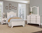 Bungalow - Twin Arched Headboard - Lattice / Soft White