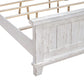 River Place - King Panel Footboard - Riverstone White & Tobacco
