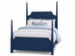 Tide & Timber - Queen Pencil Poster Headboard 5/0 - Luxe Blue Oak