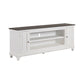 Fireplace TV Consoles - 80" Fireplace TV Console FTS - White