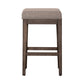 Arrowcreek - Upholstered Console Stool - Weathered Stone