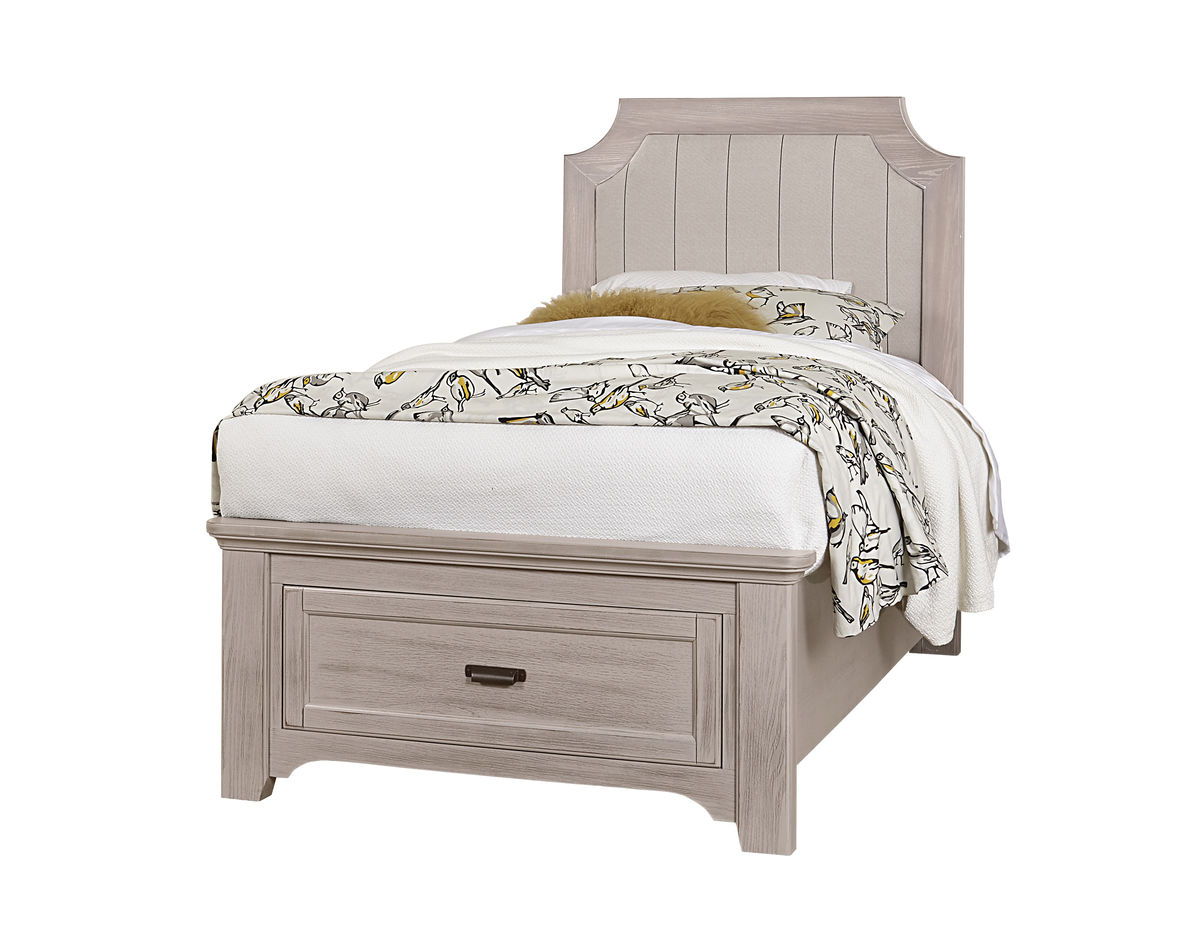 Bungalow - Twin Footboard - Dover Gray Two Tone