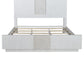 Mirage - King Panel Footboard - Wirebrushed White