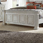 Big Valley - King Mansion Footboard - Whitestone