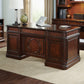 Brayton Manor - Jr Executive Desk Base - Cognac