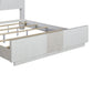 Mirage - King Panel Footboard - Wirebrushed White
