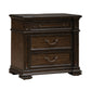Providence Park - Nightstand With Charging Station - Chateau Brown