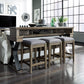 Sonoma Road - 4 Piece Dining Room Set - Weathered Beaten Bark