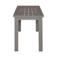 Plantation Key - Outdoor Dining Bench - Granite