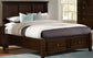 Bonanza - King Mansion Headboard - Merlot