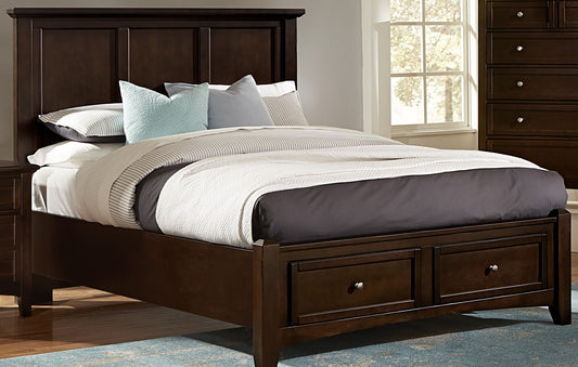 Bonanza - Queen Mansion Headboard - Merlot