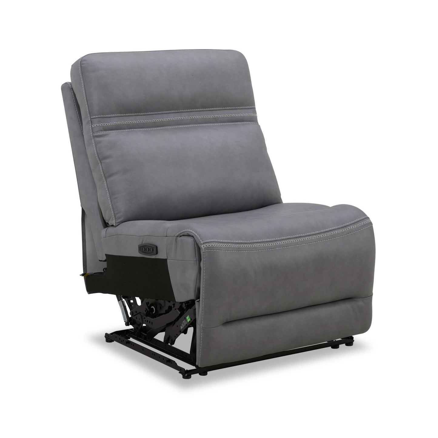 Cooper - Armless Recliner P3 & ZG - Blue Gray