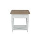 Turnberry Park - Rectangular End Table - Washed White