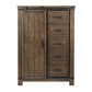 Thornwood Hills - Sliding Door Chest - Rock Beaten Brown