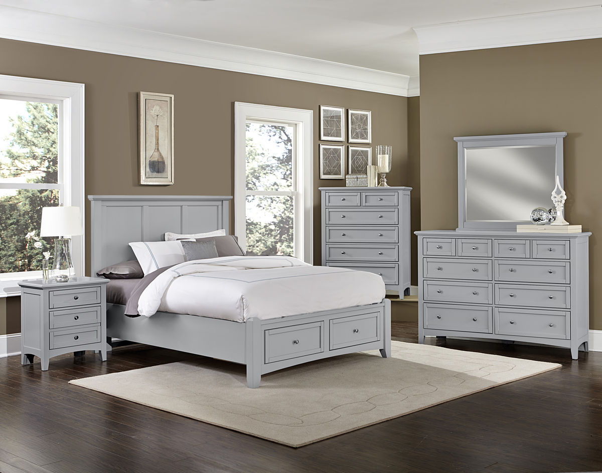 Bonanza - Queen Mansion Footboard - Gray