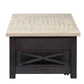 Heatherbrook - Lift Top Cocktail Table - Charcoal & Ash