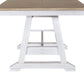 Lindsey Farm - Trestle Table Base - Weathered White & Sandstone